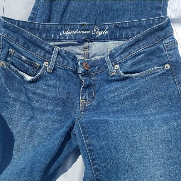 American Eagle skinny jeans 4 medium wash - Picture 4 of 5